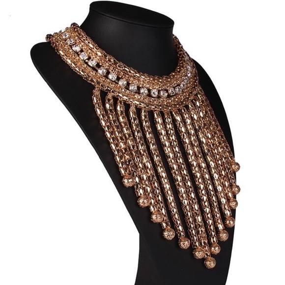 New Gold Drop Necklace - Picture 2 of 3