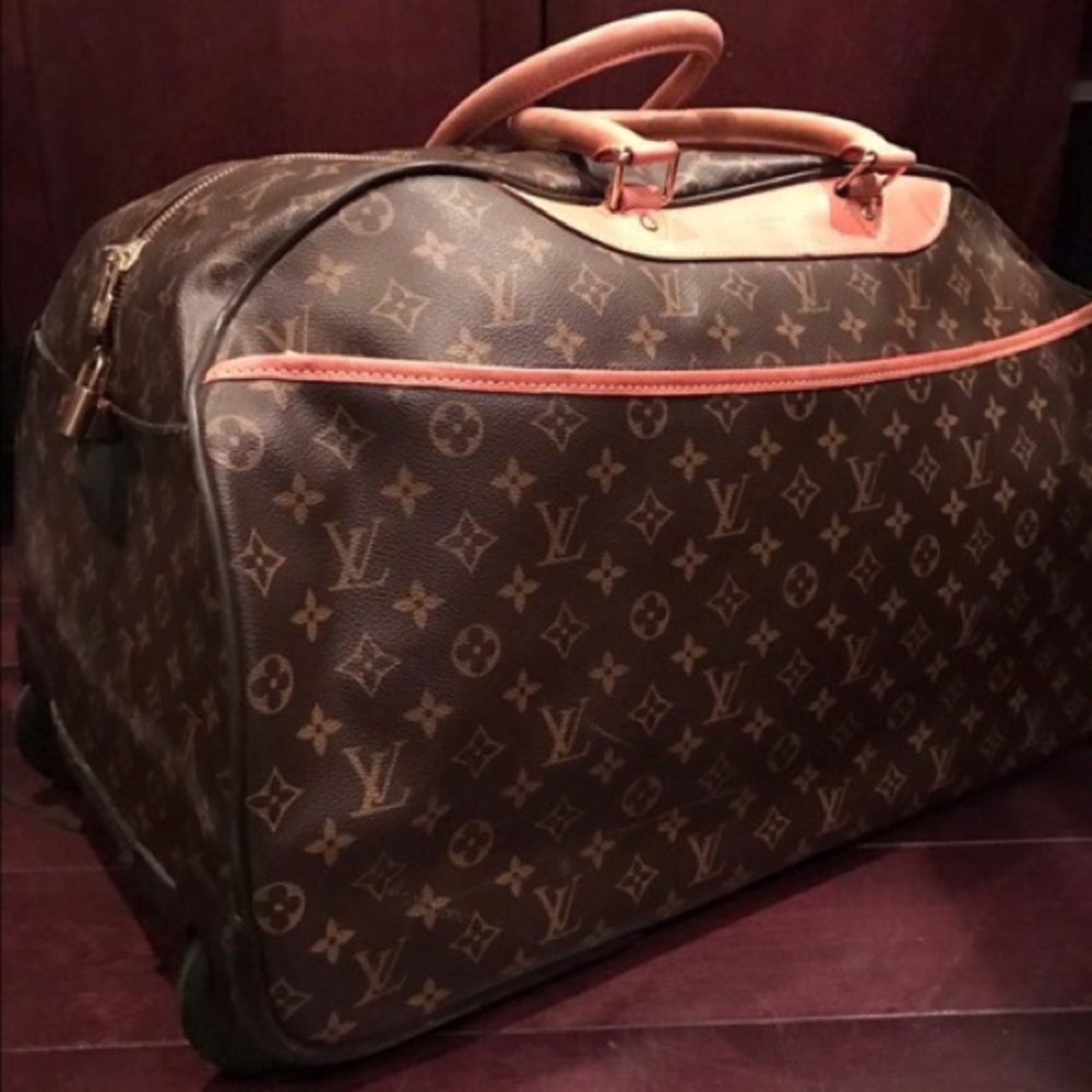 Louis Vuitton luggage- Rolling Duffle Travel Bag
