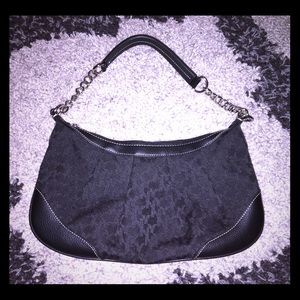 Small black shoulder bag