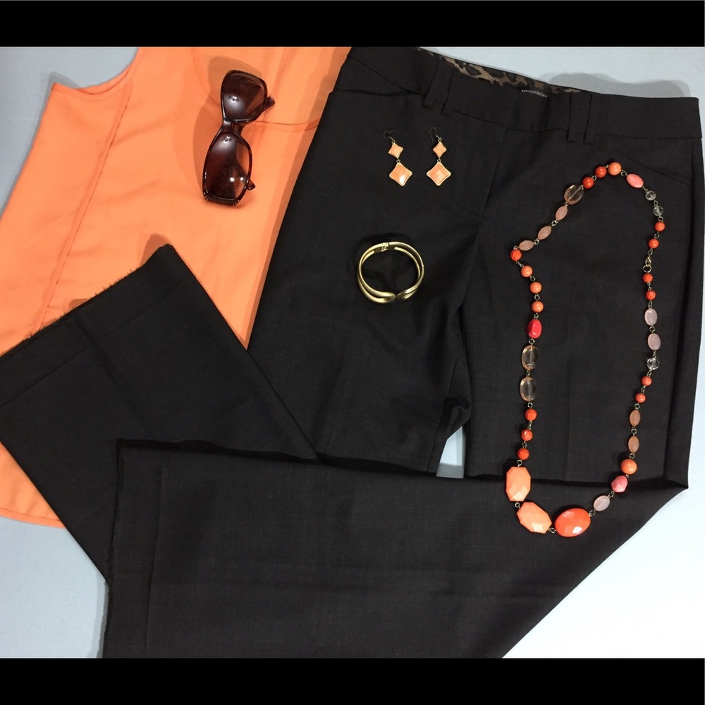 Classy taupe business dress pants