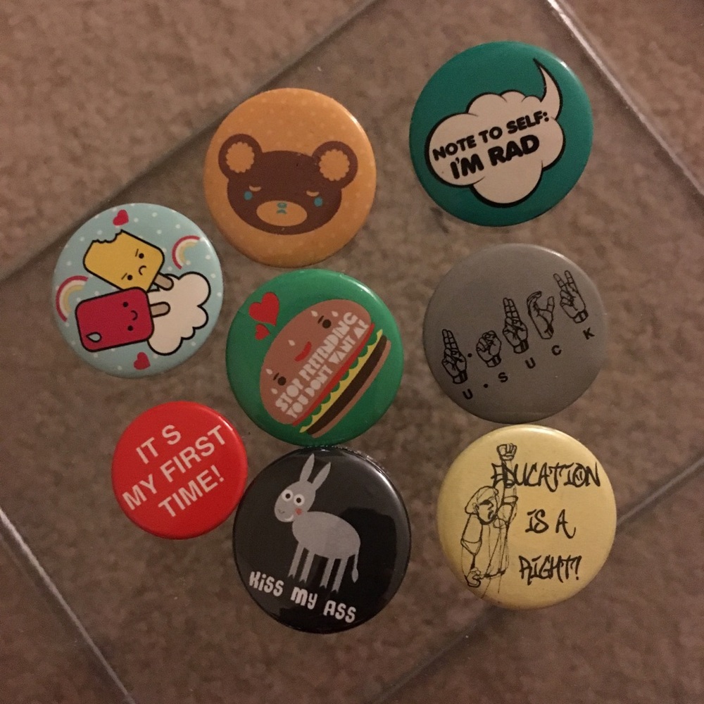 Set of Buttons