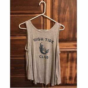 "High Tide Club" grey tank 🤘🏻