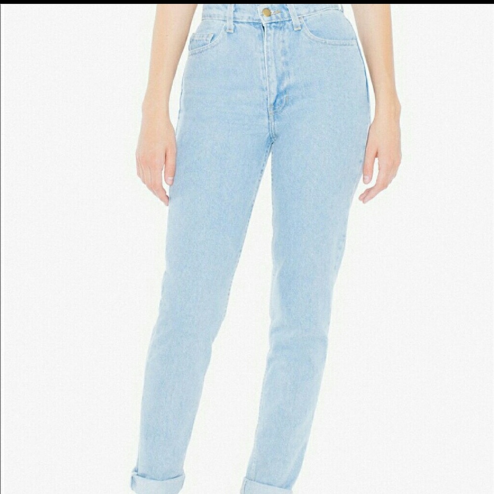 American Appareal Mom Jeans