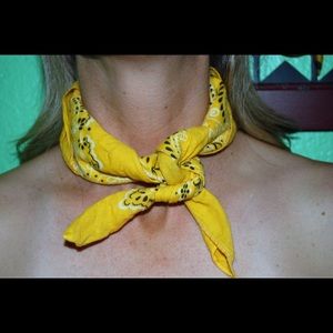 Yellow bandana!