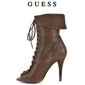 Guess beauty peep toe heels