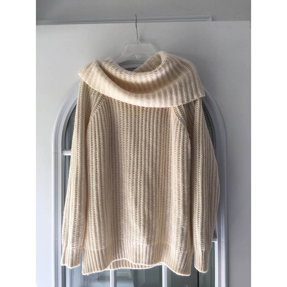 Fluffy Fall cream sweater