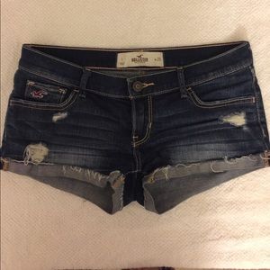 Denim shorts
