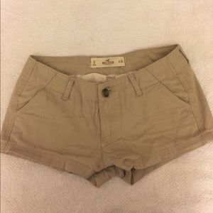 Beige, hollister, cotton shorts