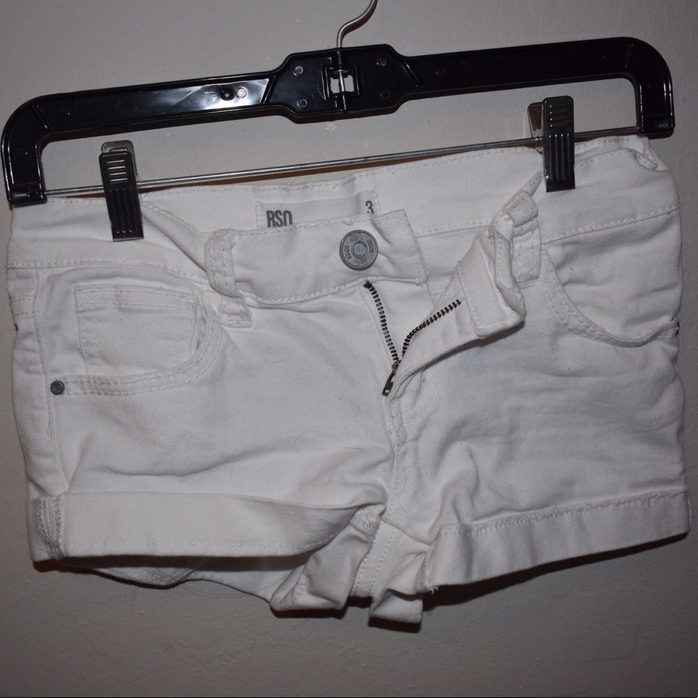 white shorts