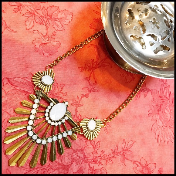 Gilded Fringe Necklace - Picture 3 of 7