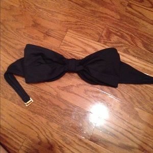 Kate spade navy bow swimsuit top
