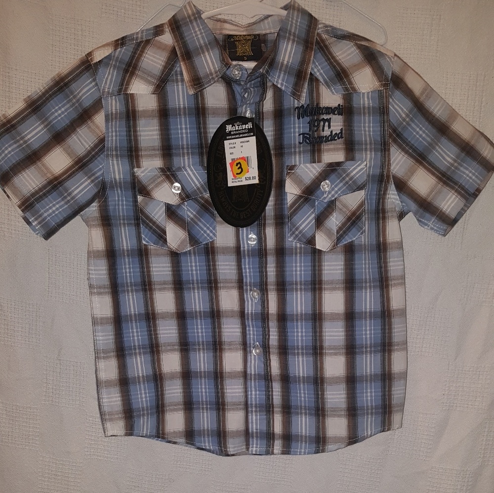 Boys button down shirt