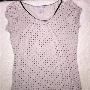 Blush blouse. H&M m. Comfy. Work apparel