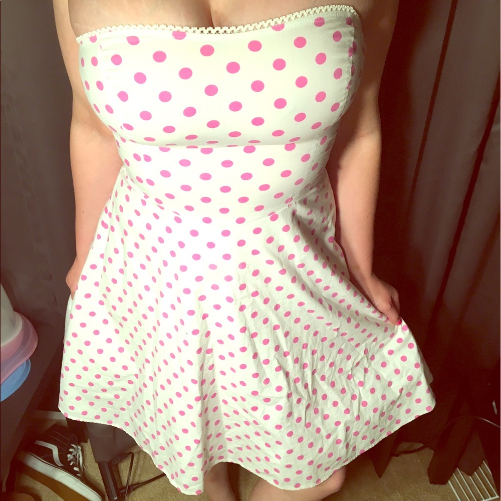 Vintage Strapless Dress