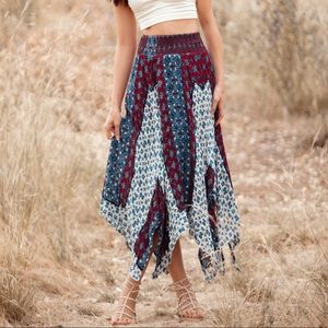 Bohemian Midi Skirt