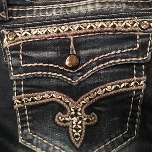 Rock Revival Victoria Easy Boot size 30 jeans.