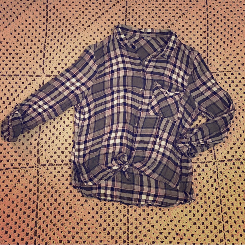 Plaid Button Up