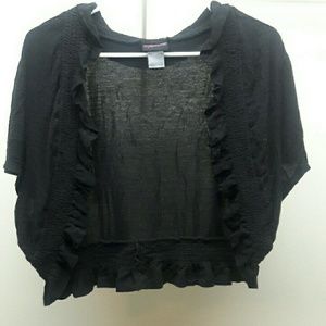 Torrid Black Short Sleeve shrug