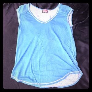 Juicy Couture Turquoise Blue Comfy T Shirt L