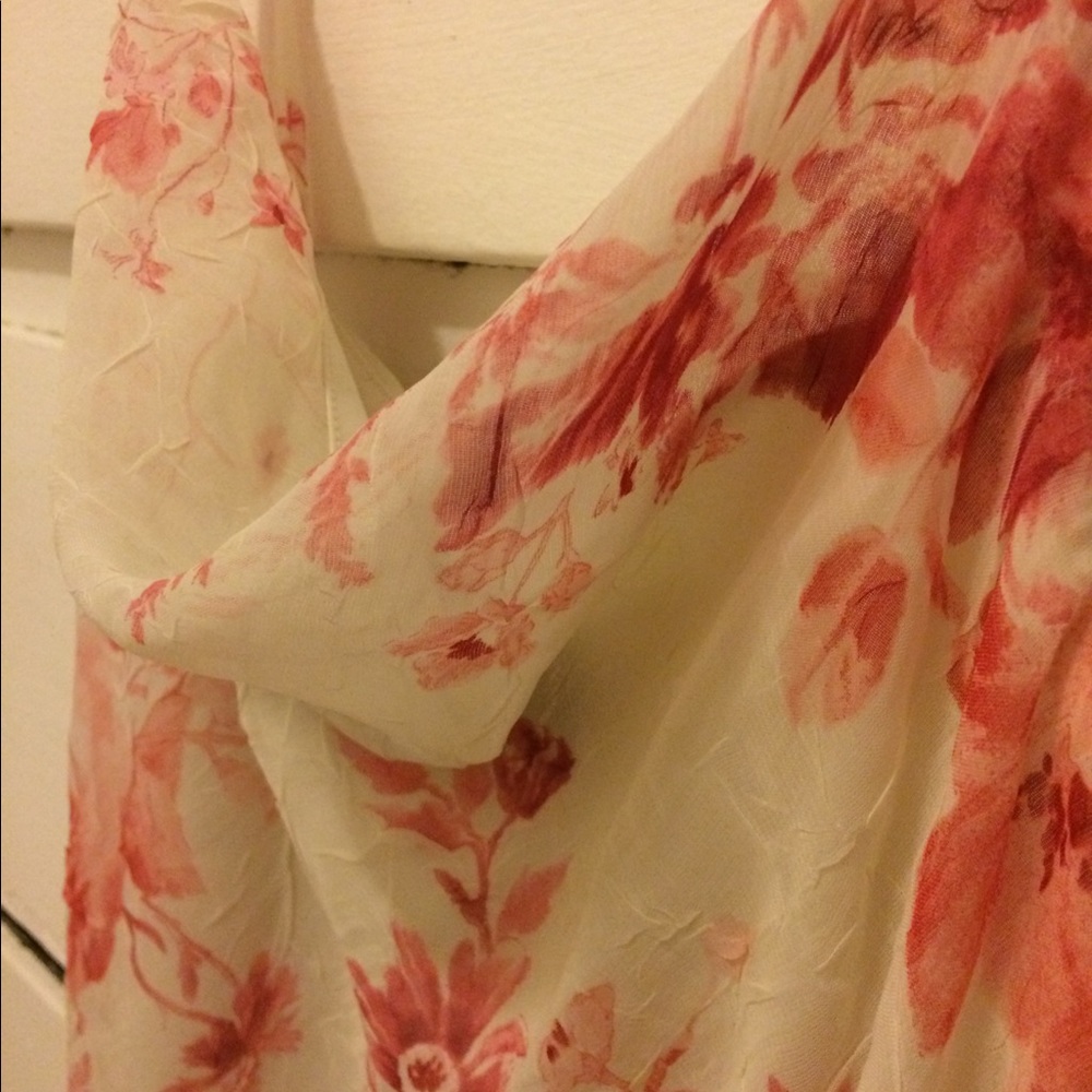 White Rose flowered Dress