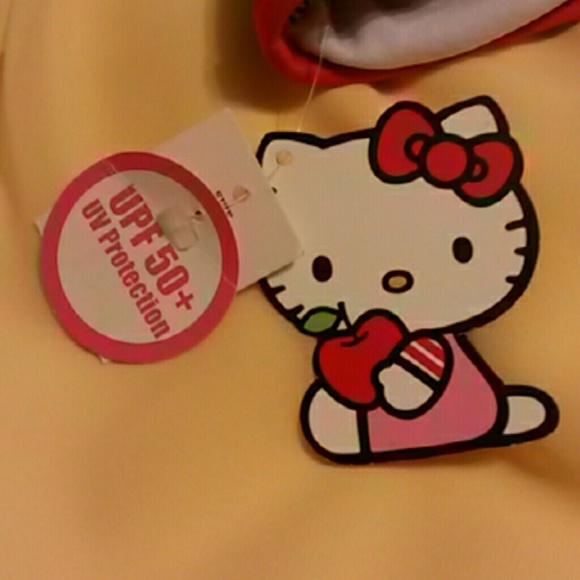 Hello kitty 2 piece American flag swimsuit/bikini. - Picture 6 of 6