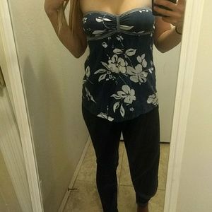 Floral Hollister Tank