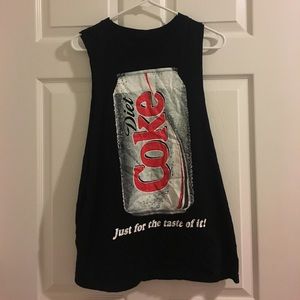 Diet Coke long tank