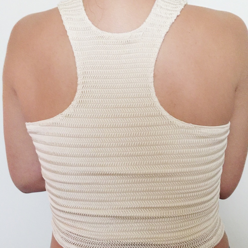🥂 Women's Nude Crop Top from Revolve 🥂 - Picture 6 of 6