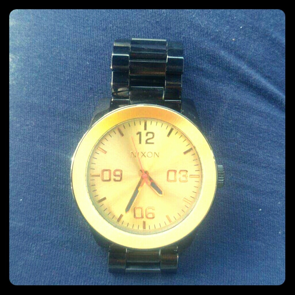 Rose Gold Nixon Watch