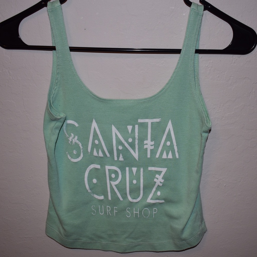 mint crop top