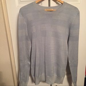 Burberry 100% silk elnhurst check sweater