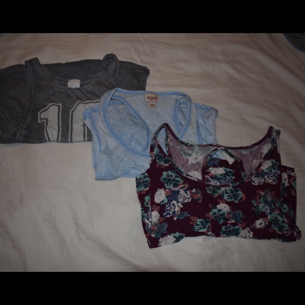 group of tank tops