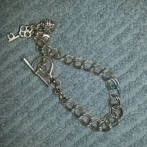 Fossil charm bracelet