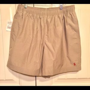 Ralph Lauren Polo Sport NWT khaki swim trunks
