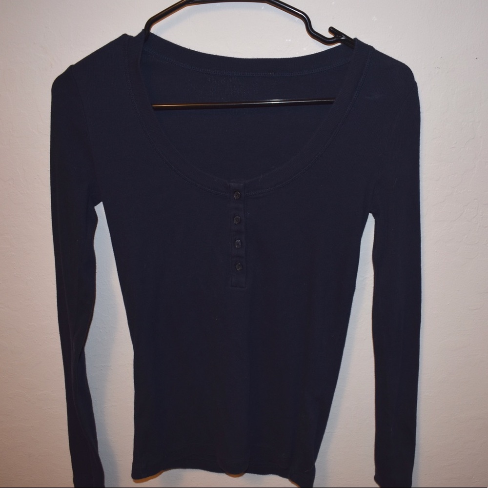 navy blue long sleeve