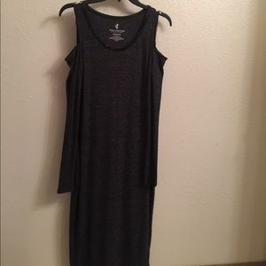 Juicy Couture long blackgray grain Dress - Size M