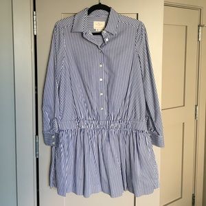 kate spade drop waist striped dress