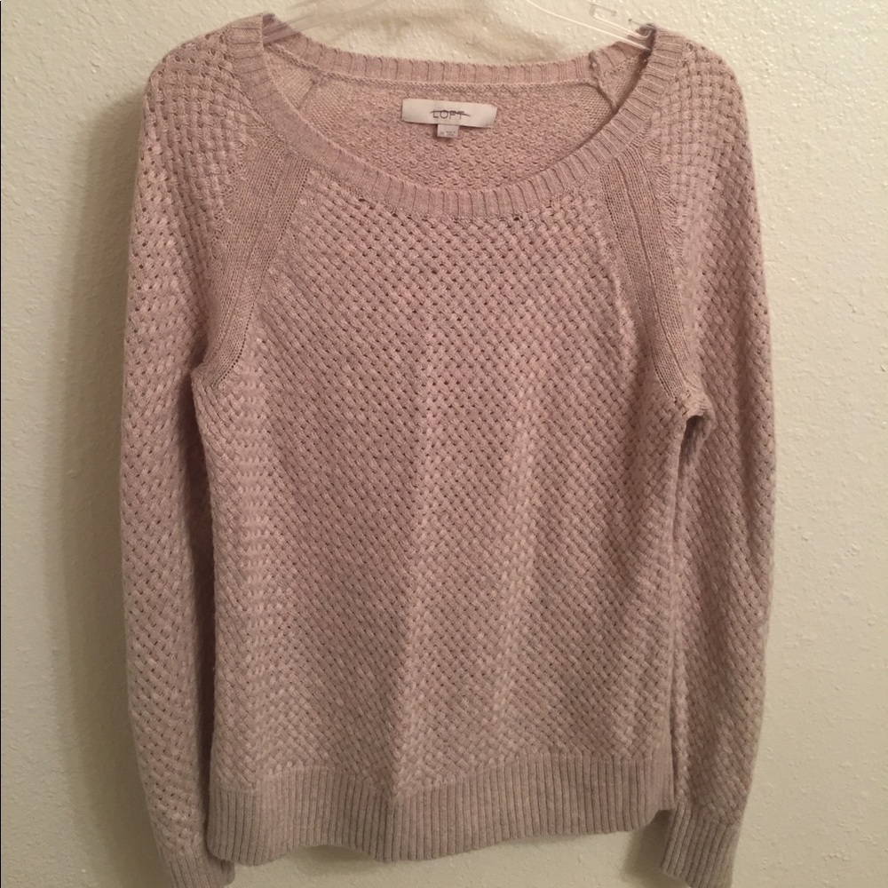 Women's M Ann Taylor Loft Knitted Sweater