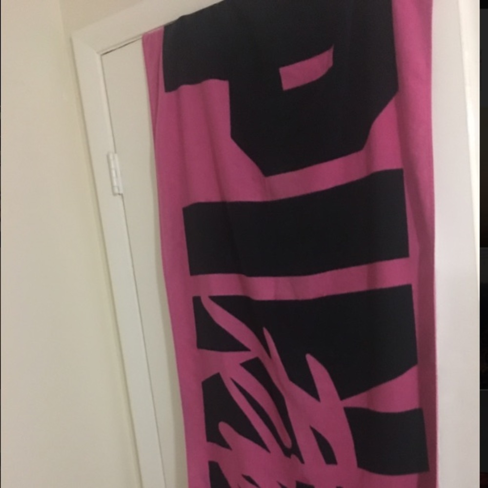 Victoria secret pink beach towel