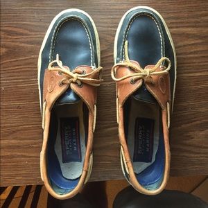 Sperry Topsiders Marine Navy Blue size 10.5