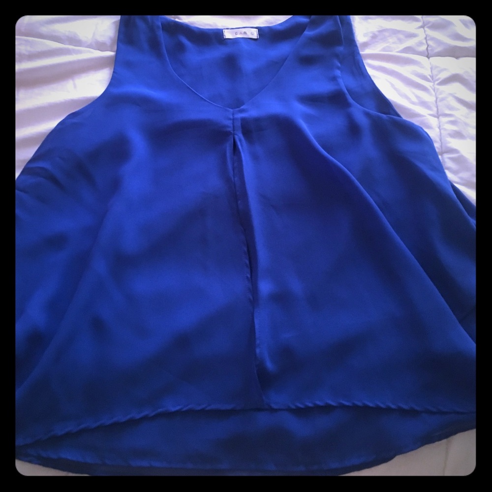 Blue Casual Blouse