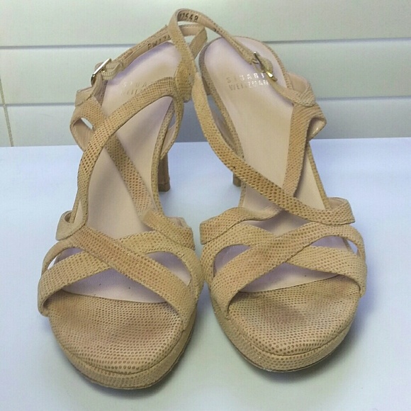 Tan Stuart Weitzman sandals. Size 7.5 - Picture 2 of 4