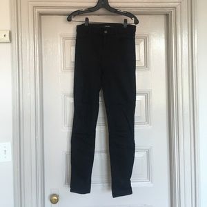 J Brand black high rise jeans