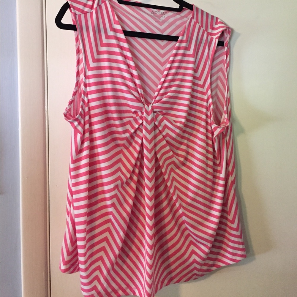 Pink and white striped tank!