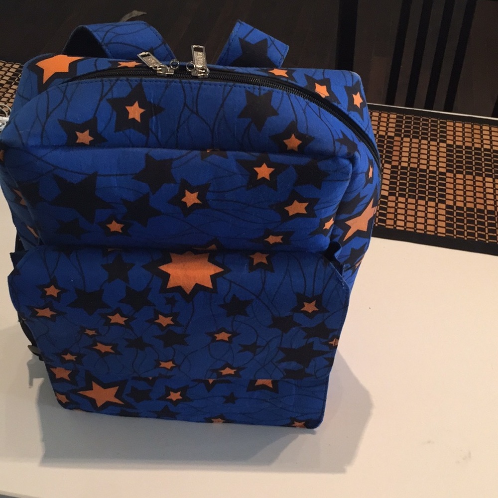 Handmade African Print backpack