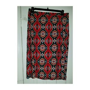 Aztec pencil skirt