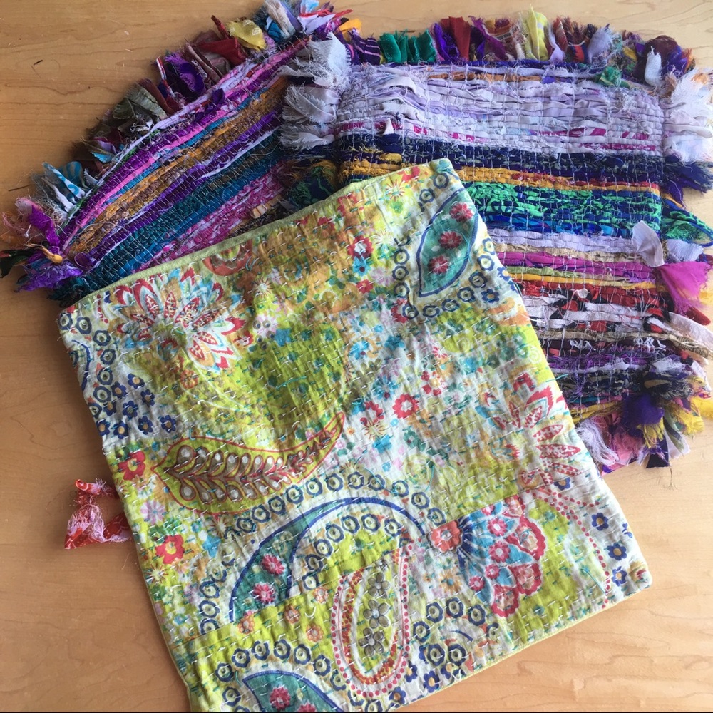 Boho Throw Pillow Set