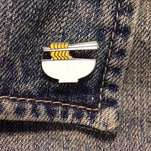 Enamel Ramen Pin NWOT