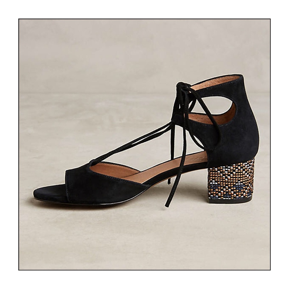 Bettye Muller For Anrthropologie Suede Sandals - Picture 4 of 6