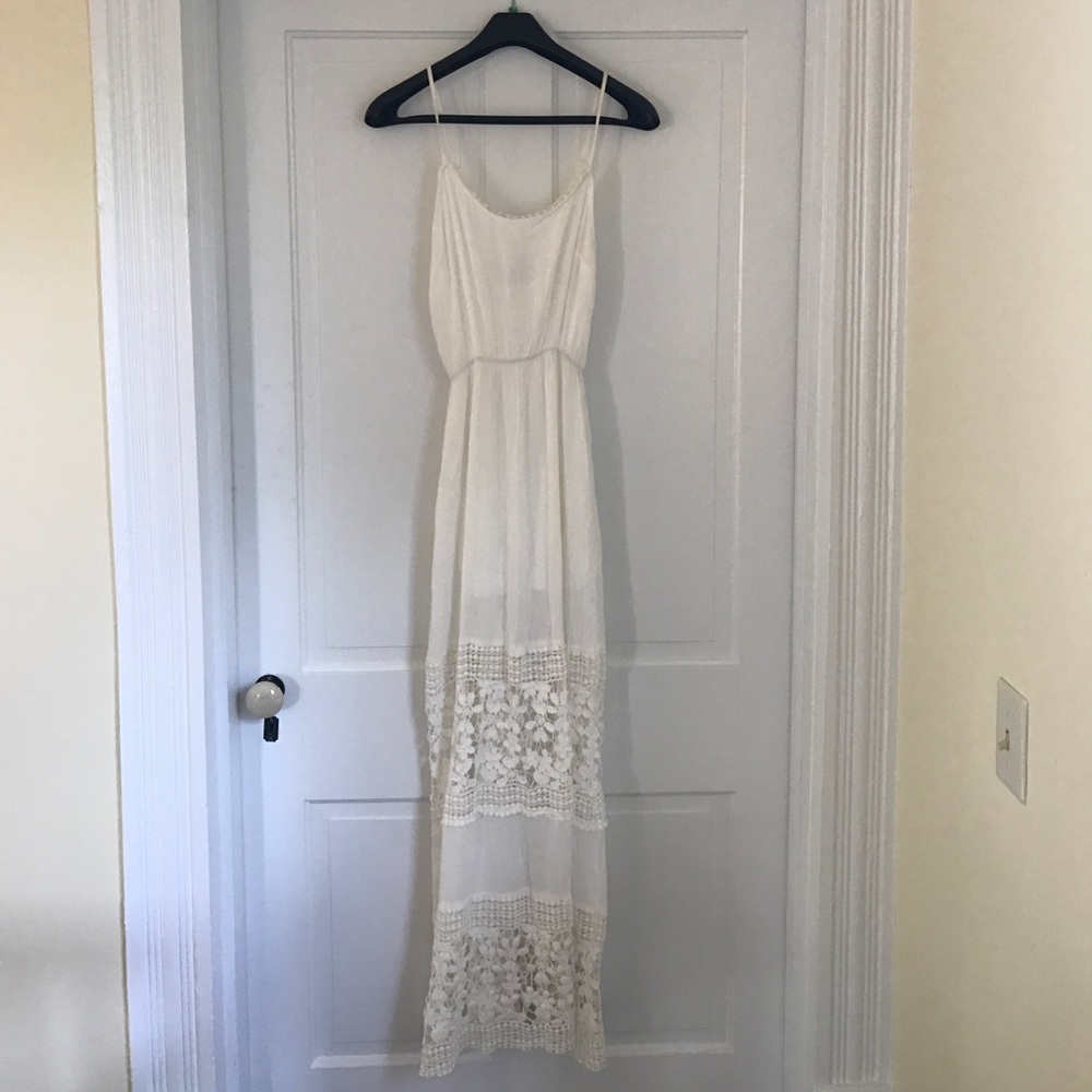 White Summer Maxi Dress from Francesca's